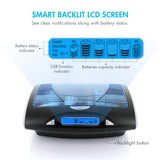 Tenergy T9688 Universal LCD Battery Charger + 4 Pack Tenergy (90672)