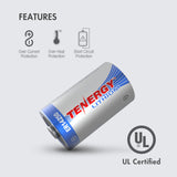 Tenergy Primary Lithium Thionyl Chloride Battery 1/2 AA 3.6V (90691)