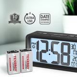 Tenergy 4-Pack 9V Lithium Battery, 1200mah with 10 years shelf (90693)