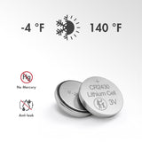 Tenergy CR2430 3V Lithium Button Cells, 10pcs (2 x Cards) (90721)