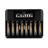 Tenergy Combo TN480U 8-Bay NiMH Battery LCD Display Fast (90732)