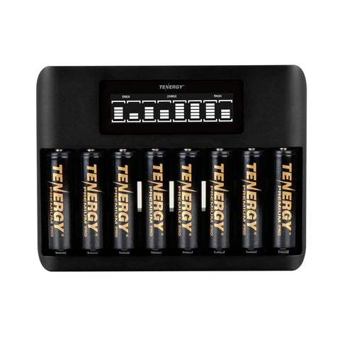 Tenergy Combo TN480U 8-Bay NiMH Battery LCD Display Fast (90732)