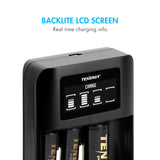 Tenergy Combo TN474U Battery Charger with 4 Pack Premium Pro (90733)