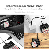 Tenergy TN474U Battery Charger with Centura AA Rechargeable (90739)