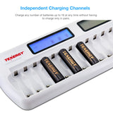 Tenergy 16 Pack Premium Pro AA Rechargeable Batteries and (90751)