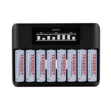 Combo: Tenergy TN480U 8-Bay NiMH Battery LCD Display Fast (90753)