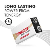 Tenergy 6 Pack of 9V Size (6LR61) Alkaline Batteries (90757)