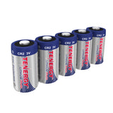 Tenergy Propel CR2 3V Lithium Battery with PTC Protection, 5 (90762)