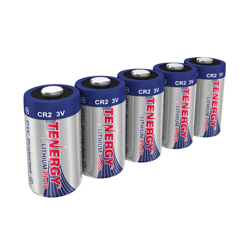 Tenergy Propel CR2 3V Lithium Battery with PTC Protection, 5 (90762)