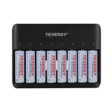 Combo: Tenergy TN477U 8-Bay AA/AAA NiMH Rechargeable Battery (90768)