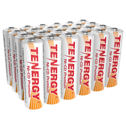 Tenergy Premium NiCd AA 1100mAh Rechargeable Batteries for (90770)