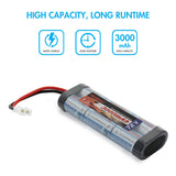 Combo: Tenergy NiMH 7.2V 3000mAh Battery Pack 2-pack Tamiya (91094)