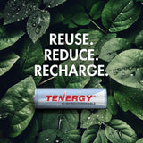 Combo: 4 pcs Tenergy AA 2500mAh NiMH Rechargeable Batteries + (91108)