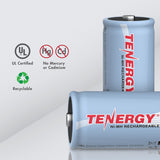 Tenergy D 10,000mAh NiMH Rechargeable Battery 4pcs (91119)