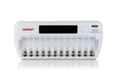 Combo: TN160 12-Bay AA/AAA NiMH/NiCd LCD Charger + 24 AAA (91151)