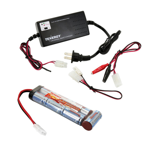 Combo: Tenergy Airsoft NiMH 8.4V 3800mAh Battery Pack (91164)