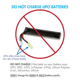 Combo: Tenergy Airsoft NiMH 8.4V 3800mAh Battery Pack (91164)