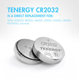 Tenergy CR2032 3V Lithium Button Cells, 100pcs (20 x Cards) (91182)