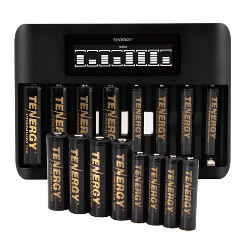 Tenergy Combo TN480U 8-Bay NiMH Battery LCD Display Fast (91257)