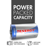 Tenergy Primary Lithium Thionyl Chloride Battery 1/2 AA 3.6V (91265)