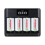 Tenergy 4 Pack Centura D Lite and TN486U (NiMH/NiCd) (95040)