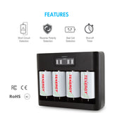 Tenergy 4 Pack Centura D Lite and TN486U (NiMH/NiCd) (95040)