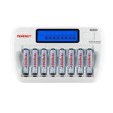 Combo: TN162 8-Bay Smart AA/AAA NiMH/NiCd Charger + 8 AAA NiMH (96049)