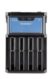 Combo: Tenergy T4s Intelligent 4-Bay Universal Charger + 4 x (96081)