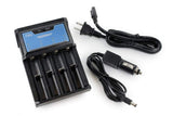 Combo: Tenergy T4s Intelligent 4-Bay Universal Charger + 4 x (96081)
