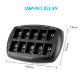 Tenergy TN295 10-Bay 9V Li-ion Battery Charger (96091)