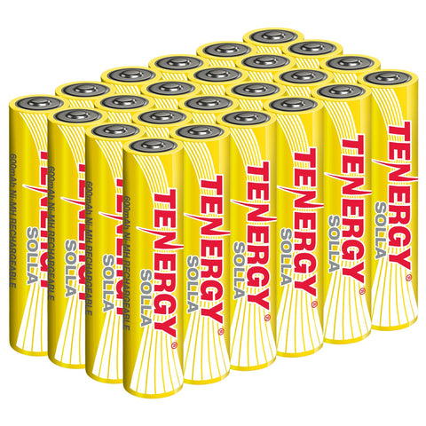 Tenergy Solla Rechargeable NiMH AAA Battery, 600mAh Solar (96194)