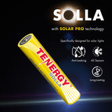 Tenergy Solla Rechargeable NiMH AAA Battery, 600mAh Solar (96194)