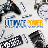 Philips Ultra AAA Alkaline Batteries - Button Top - 1000 Pieces