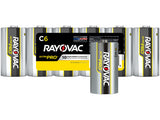 Rayovac ALC-6 Alkaline Batteries 6 Pack (72 C Case)