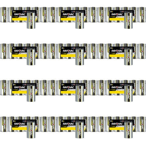 Rayovac ALD-6 Alkaline Batteries 6 Pack (72 D Case)