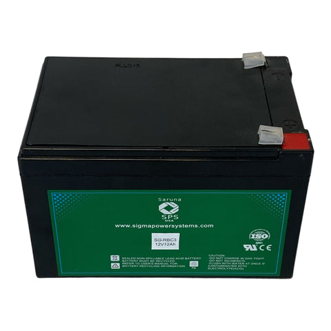 Sigma SG-RBC3 12V 12Ah battery compatible with APC BK600