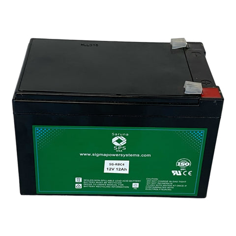 Sigma SG-RBC4 12V 12Ah battery compatible with APC BE750BB