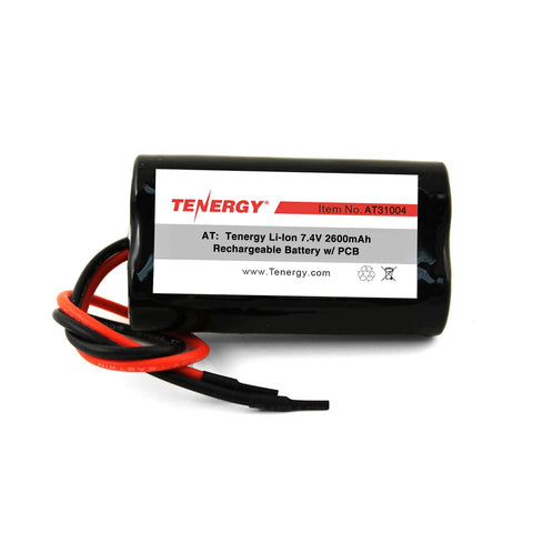 Tenergy Li-Ion 7.4V 2600mAh Rechargeable Battery Pack w/ PCB (AT31004)