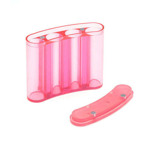 18650 Battery Flask with Magnetic Closure (4 Cells) - Pink