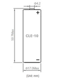 Coros CLE-10 Battery - 3.6 Volt 3600mAh A Lithium Li-SOCI2 (Bobbin)