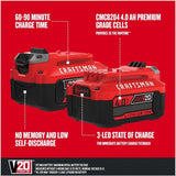 Craftsman CMCB204-2 Battery - OEM Original - 2 Pack