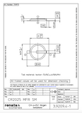 Renata CR2025 MFR SM Battery (Surface Mount Solder Tabs)(25 Pieces)