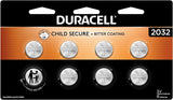 Duracell CR2032 Battery - 3 Volt Lithium 8 Pack
