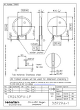 Renata CR2430FV-LF Battery (2 Pin Vertical)(25 Pieces)