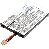 Amazon Kindle D00111 Battery 3.7V 1200mAh - Compatible Replacement