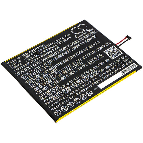 Amazon SL056ZE Battery 3.8V 6200mAh Li-Polymer - Compatible Replacement