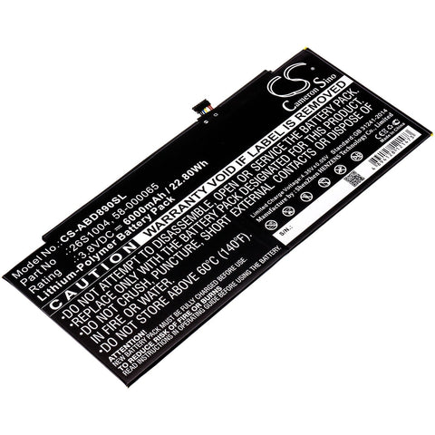 Amazon 26S1004-A(1ICP3/98/82-2) Battery Replacement for Kindle Fire HDX 8.9 3rd & 4th Gen
