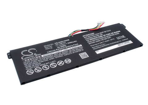 Acer Chromebook 13 CB5-311 Battery 11.4V 3000mAh - Compatible Replacement