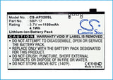 Cameron Sino CS-AP320SL Battery 1100 mAh Li-ion — product view 5