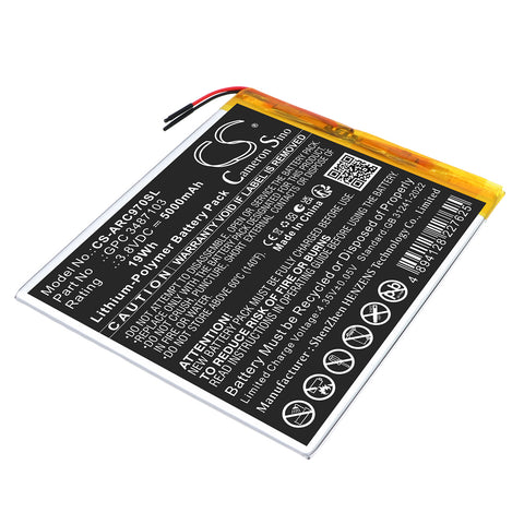 Archos 97C Platinum Battery 3.8V 5000mAh Li-Polymer - Compatible Replacement
